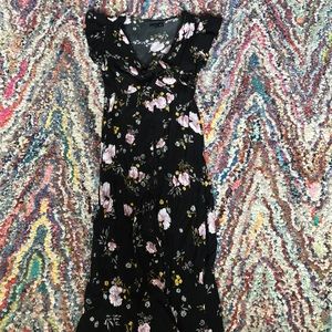 SPRING FLOWERY MAXI DRESS